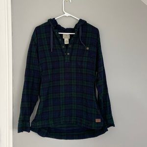 LL Bean Mens pullover flannel